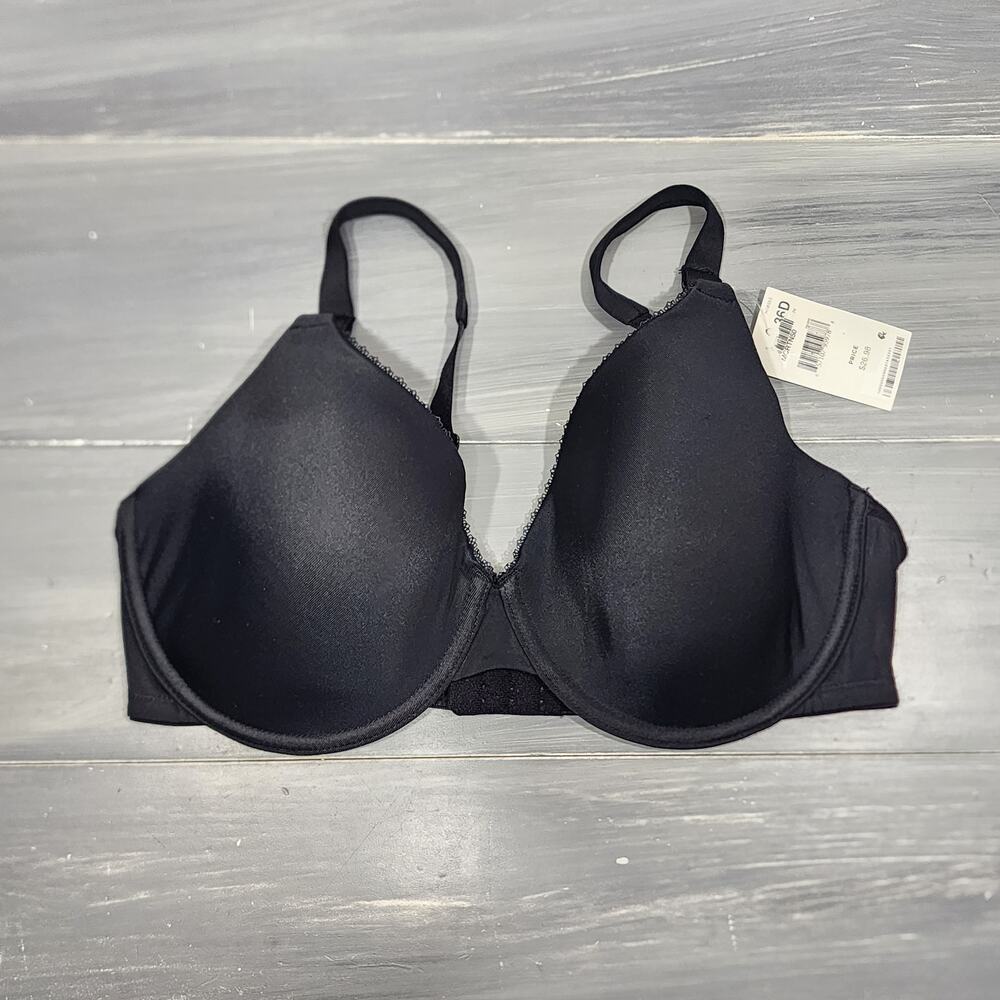 Motherhood Maternity Nursing Bra Underwire T-Shirt Bra 36D Black